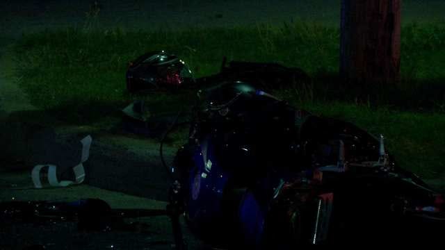 WEB EXTRA: Scenes From Fatal Motorcycle Wreck