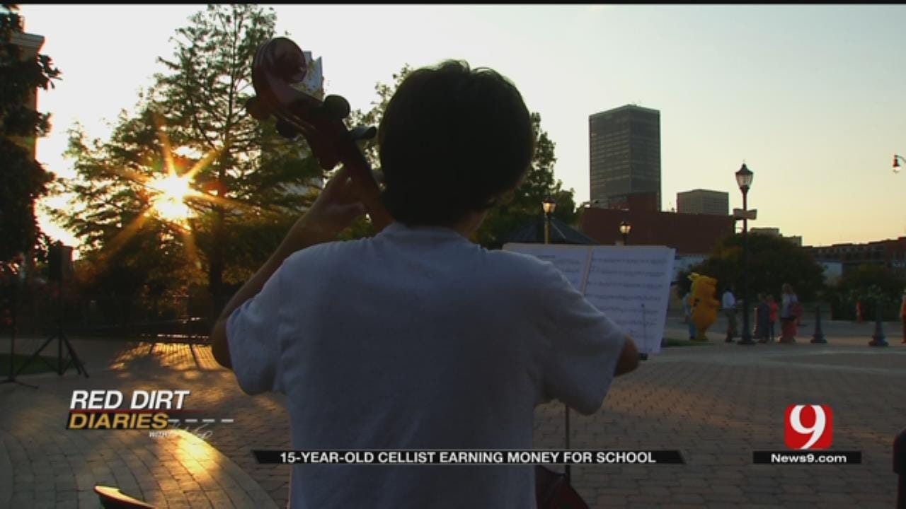 Red Dirt Diaries: 15-Year-Old Cellist Earning Money For School