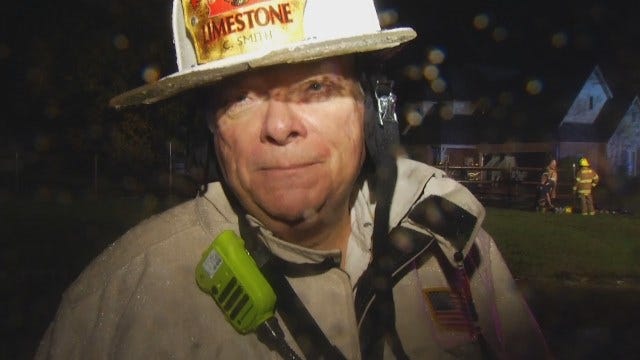 WEB EXTRA: Limestone Fire Chief Charles Smith Talks About Lightning Strike Fire