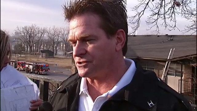 WEB EXTRA: Tulsa Fire Captain Stan May Talks About Apartment Fire
