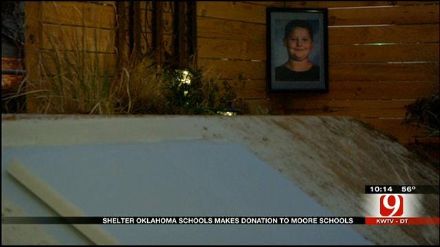 Mom Pleased By Money Donated For Moore School Shelters