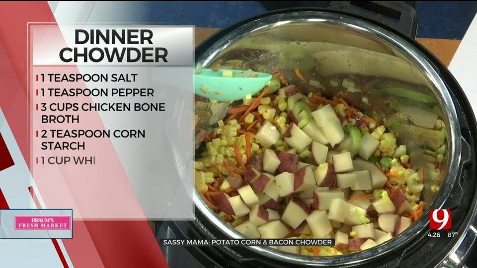 Potato Corn & Bacon Chowder