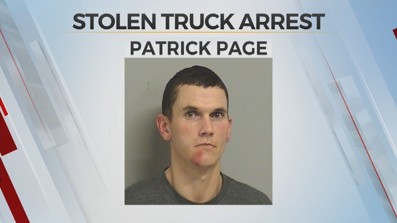 Man Driving Stolen Truck Arrested, Tulsa Police Say
