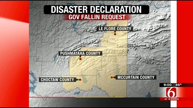 Fallin Requests Disaster Declaration For SE Oklahoma
