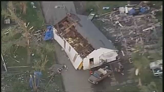 WEB EXTRA: Osage SkyNews 6 Video Of Baxter Springs Tornado Damage