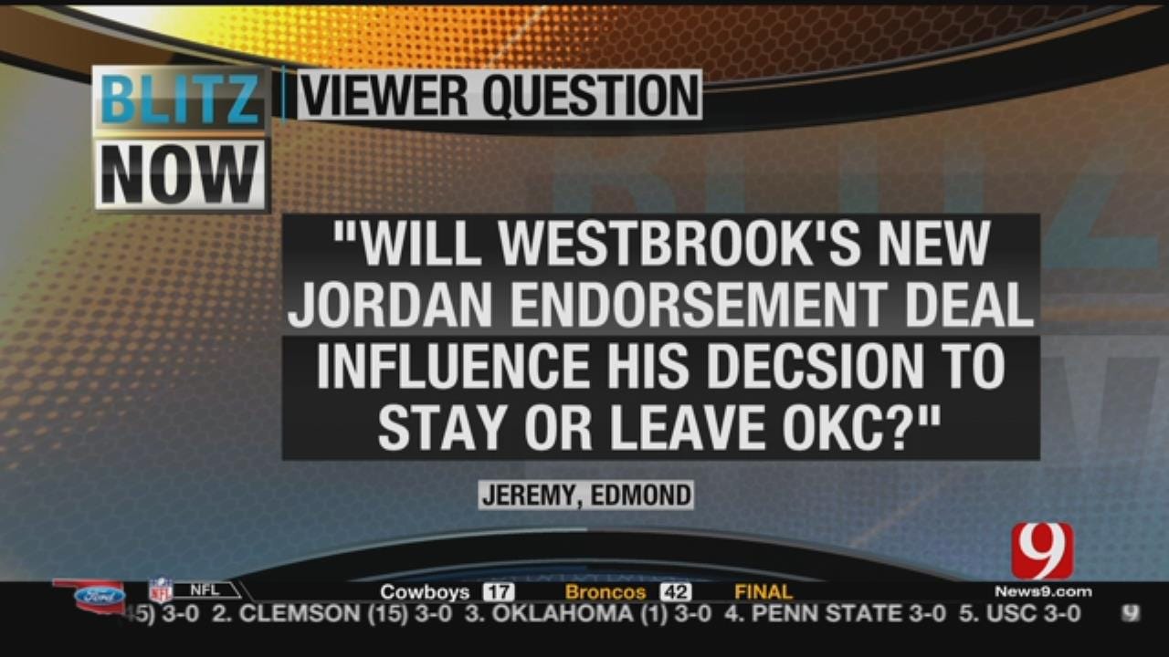 Viewer Question About Westbrook's Endorsement