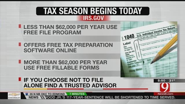 Tax Season Begins Today