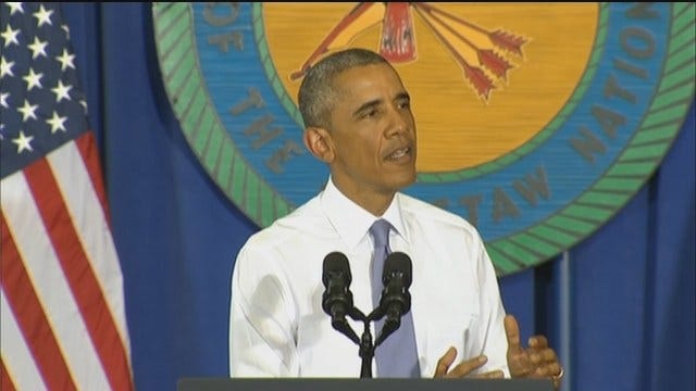 WEB EXTRA: President Obama Speaks In Durant Part 4