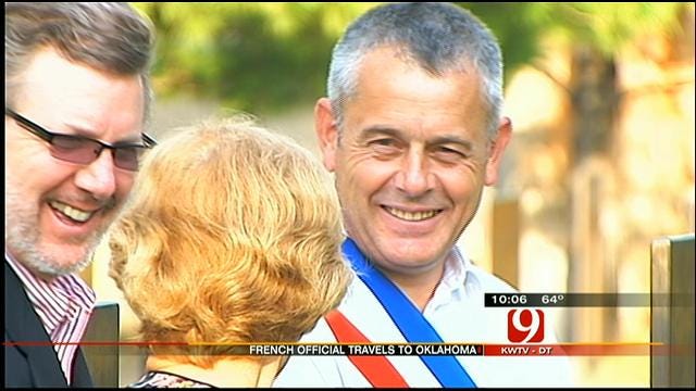 Mayor Of French Village Honors Two Oklahoma World War II Veterans