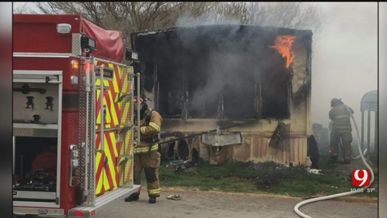3 Dead Following Fire At Mobile Home In Elk City