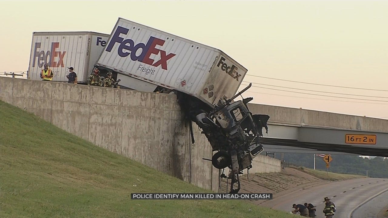 Sapulpa Police Identify Man Killed In Wrong-Way Wreck With FedEx Truck