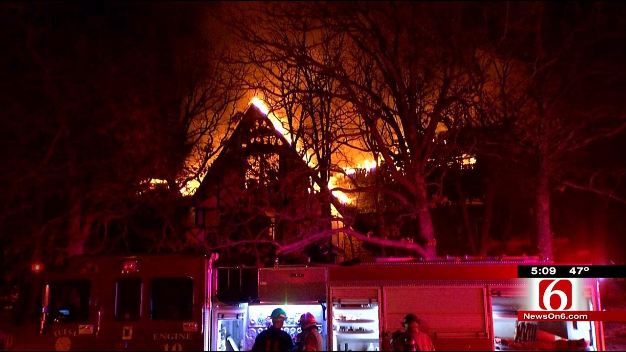 Tulsa Family Escapes House Fire