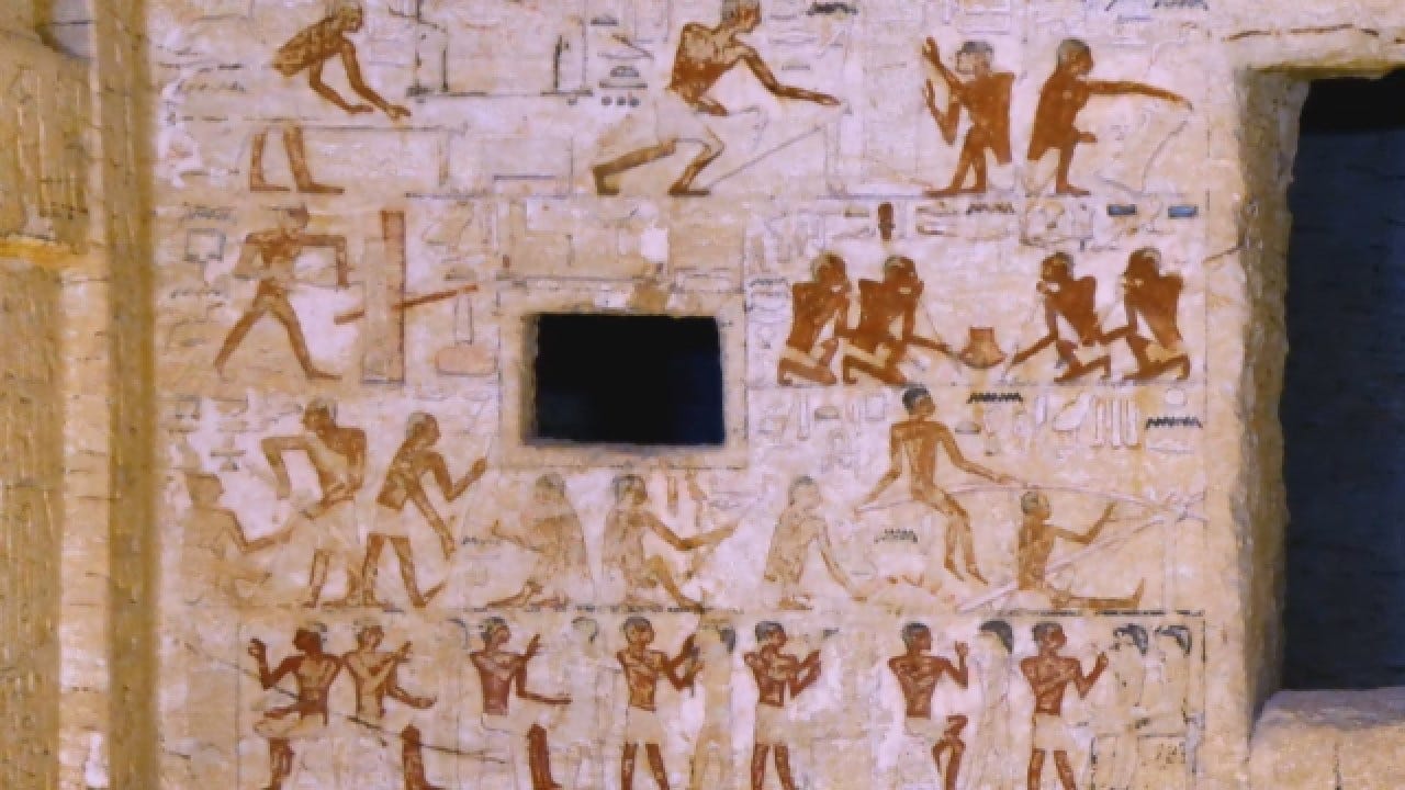 Egyptian Tomb Discovered: Statues, Hieroglyphics Exceptionally Preserved