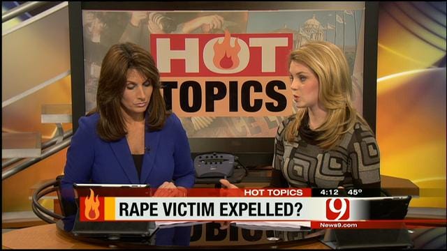Hot Topics: Rape Victim Expelled?