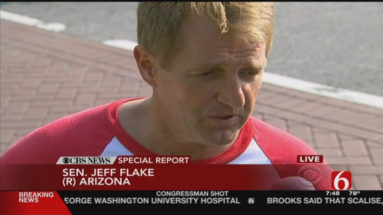 WEB EXTRA: Senator Jeff Flake Describes Attack On Baseball Field