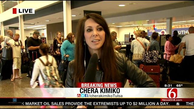 WEB EXTRA: News On 6 Anchor Chera Kimko At Tulsa International Airport Looks At The Impact