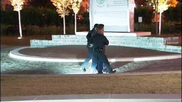 WEB EXTRA: Video From Scene Of Occupy Tulsa Arrests Thursday Night