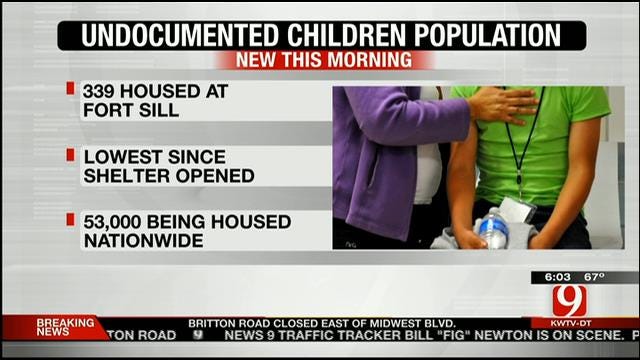 Number Of Immigrant Children Declines In Fort Sill