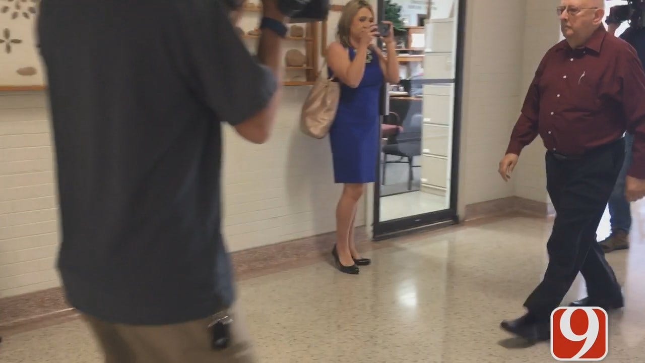WEB EXTRA: Teacher's Assistant Accused of Molestation Case Arrives At Courthouse