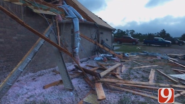WEB EXTRA: Justin Dougherty Reports On Storm Damage In Luther