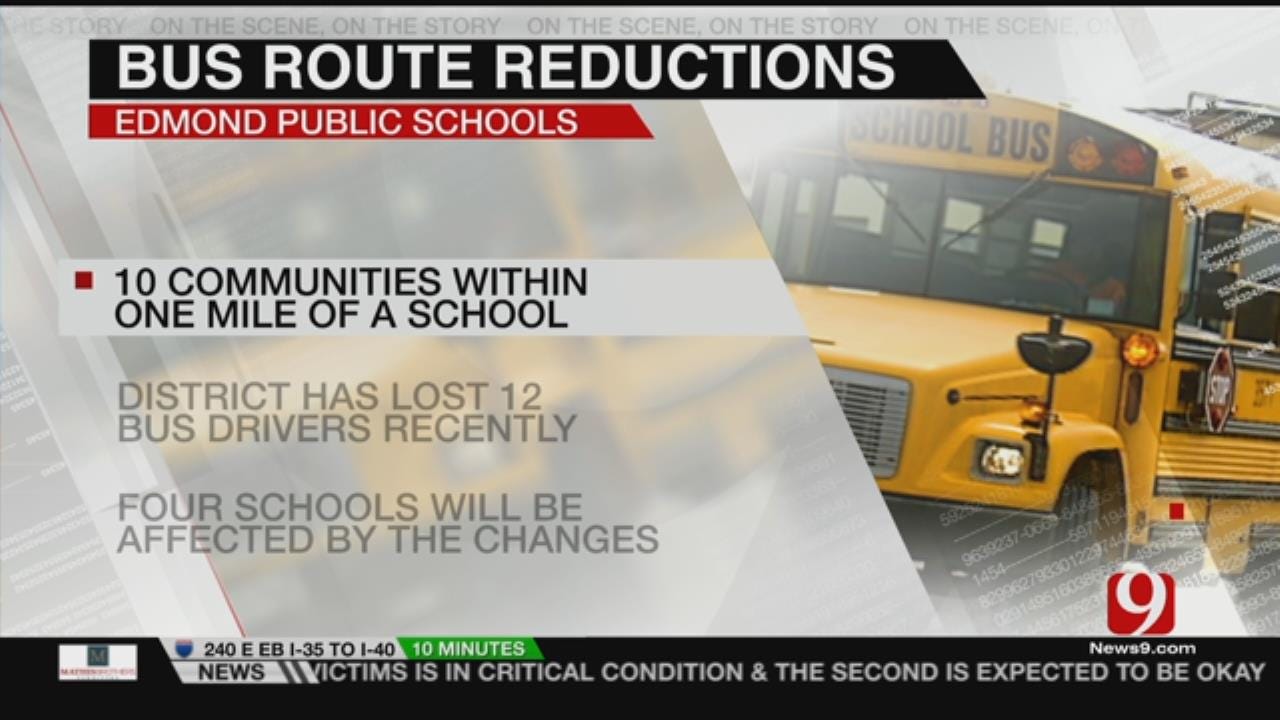 Edmond Schools Cut Bus Routes Due To Driver Shortage