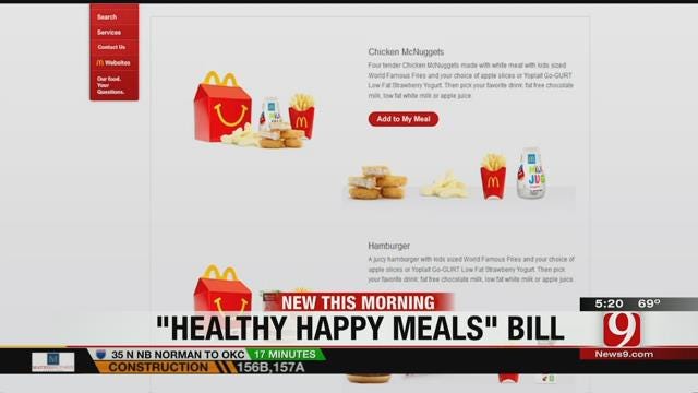 Some Fast-Food Restaurants Required To Make Kid's Meals Healthier