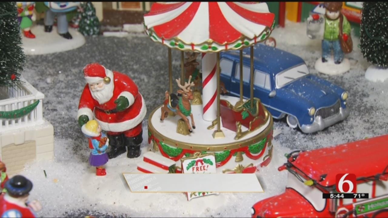 Tulsa Couple Celebrates Christmas With Miniature Snow Village