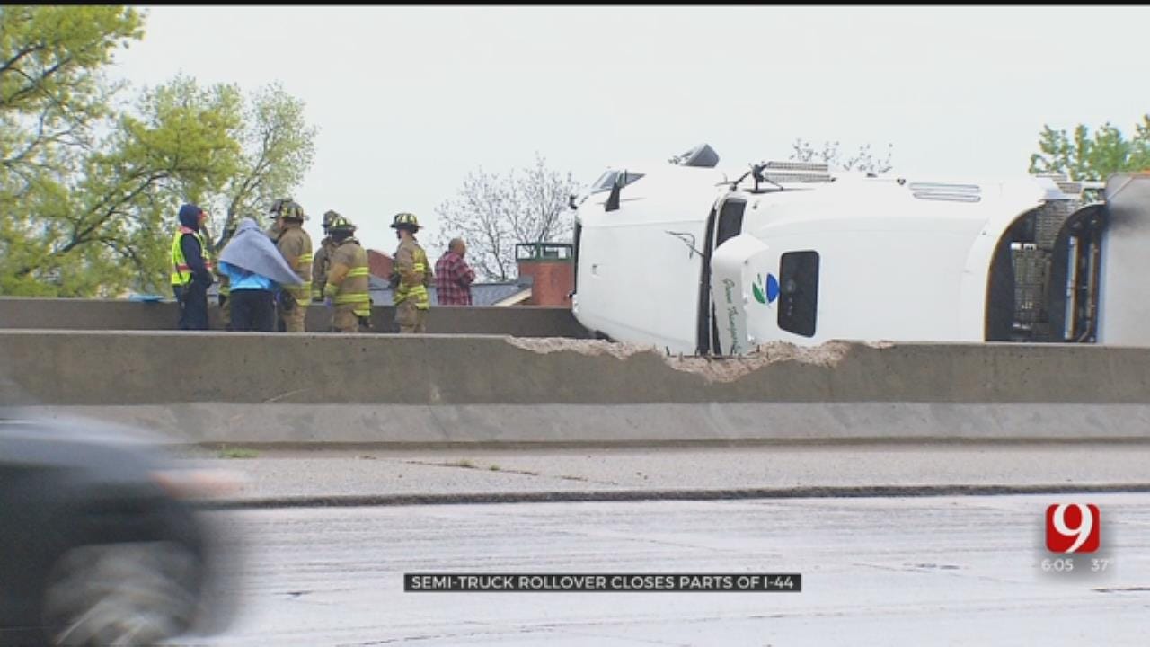 Part Of I-44 Shut Down After Semi-Truck Accident