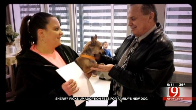 OK County Sheriff Delivers Puppy To Family Who Lost Pet In Pursuit