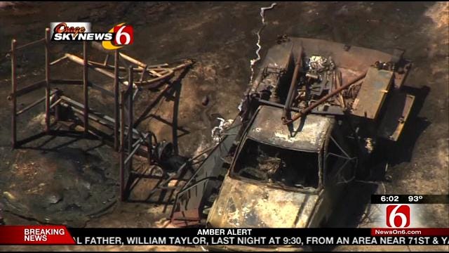 Oil Field Worker Killed In Explosion, Fire In Creek County