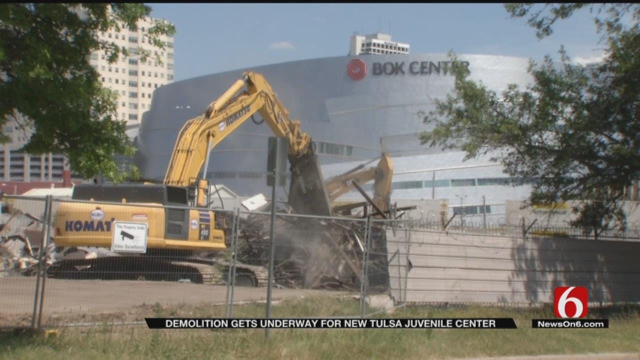 Demolition Begins At Site Of New Tulsa Juvenile Center