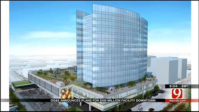 OG&E Announces Plans For $100M Facility In Downtown OKC