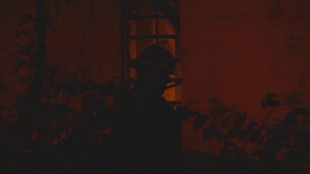 WEB EXTRA: Fatal Fire At Old Baptist Church in Foyil