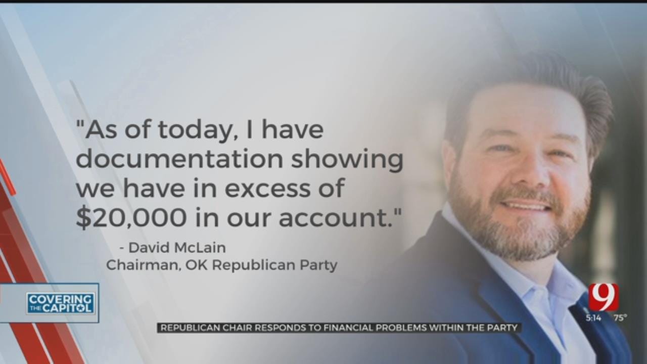 Oklahoma Republican Chair Responds To Financial Problems Within Party