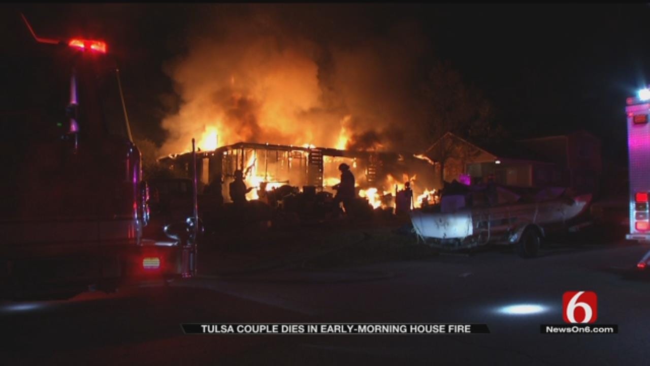 Neighbors Shocked After House Fire Claims Tulsa Parents' Lives