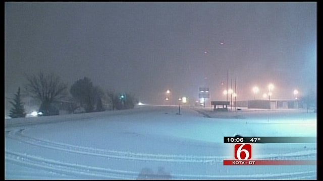 Winter Storm Prompts Highway Closures In Parts Of Oklahoma