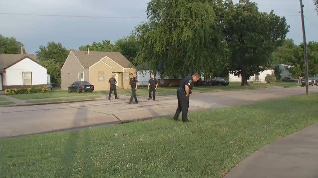 WEB EXTRA: Video From Scene Of Gunfire In North Tulsa Neighborhood