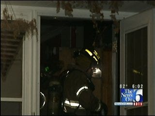 Dog Wakes Tulsa Homeowner During Fire