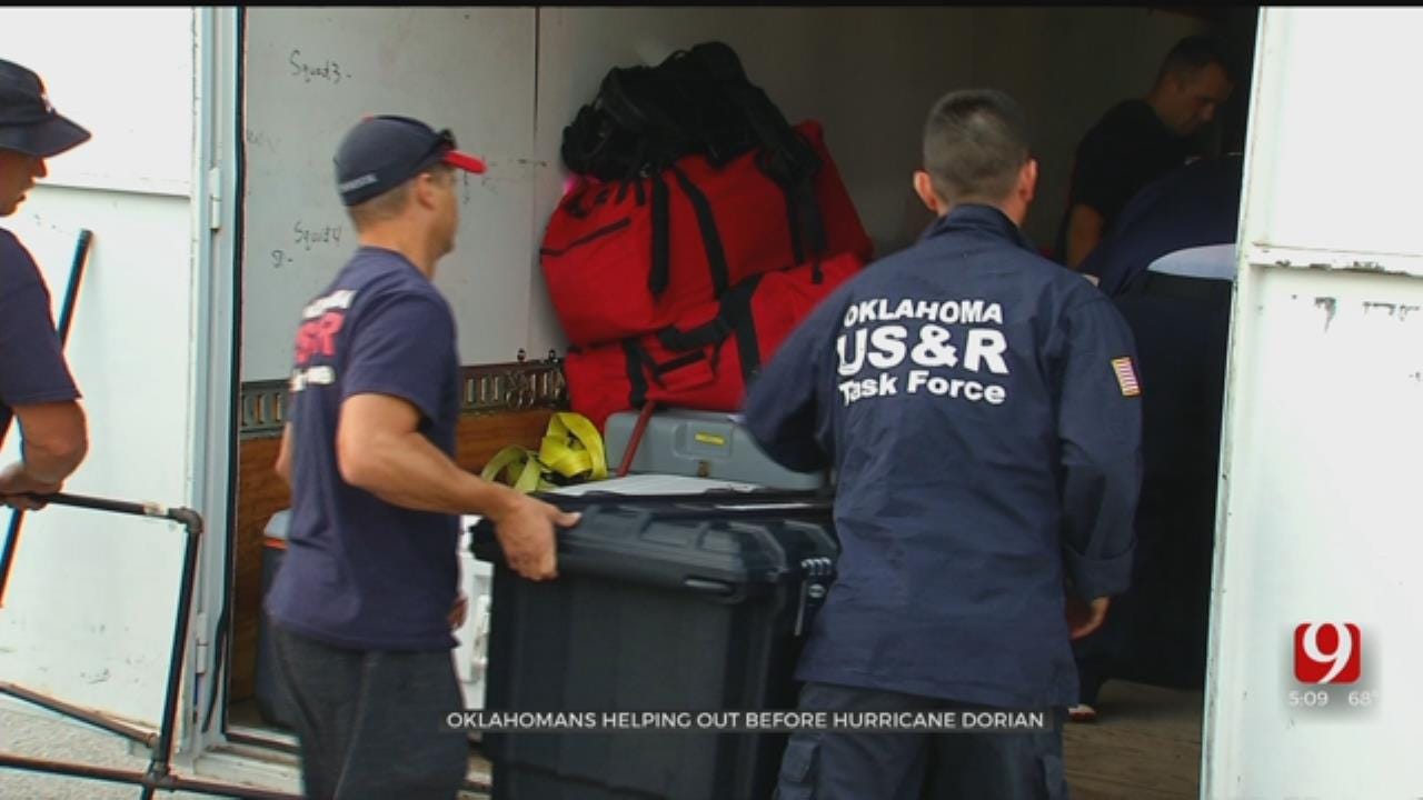 Oklahoma Task Force, First Responders Headed To Help Florida During Hurricane Dorian