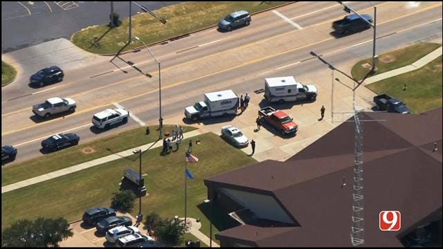 WEB EXTRA: SkyNews 9 Flies Over Auto-Ped Crash Involving Children In Mustang