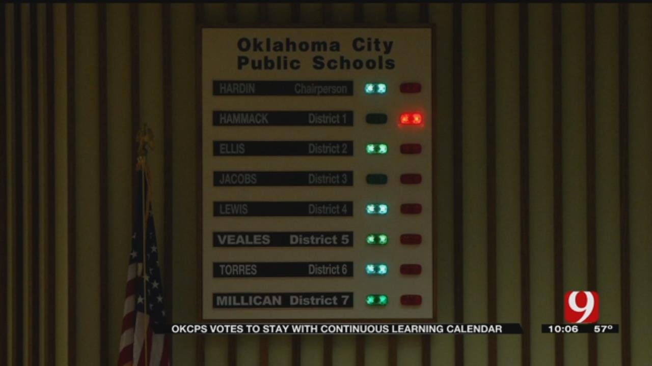 OKCPS Board Votes To Keep Continuous Learning Calendar