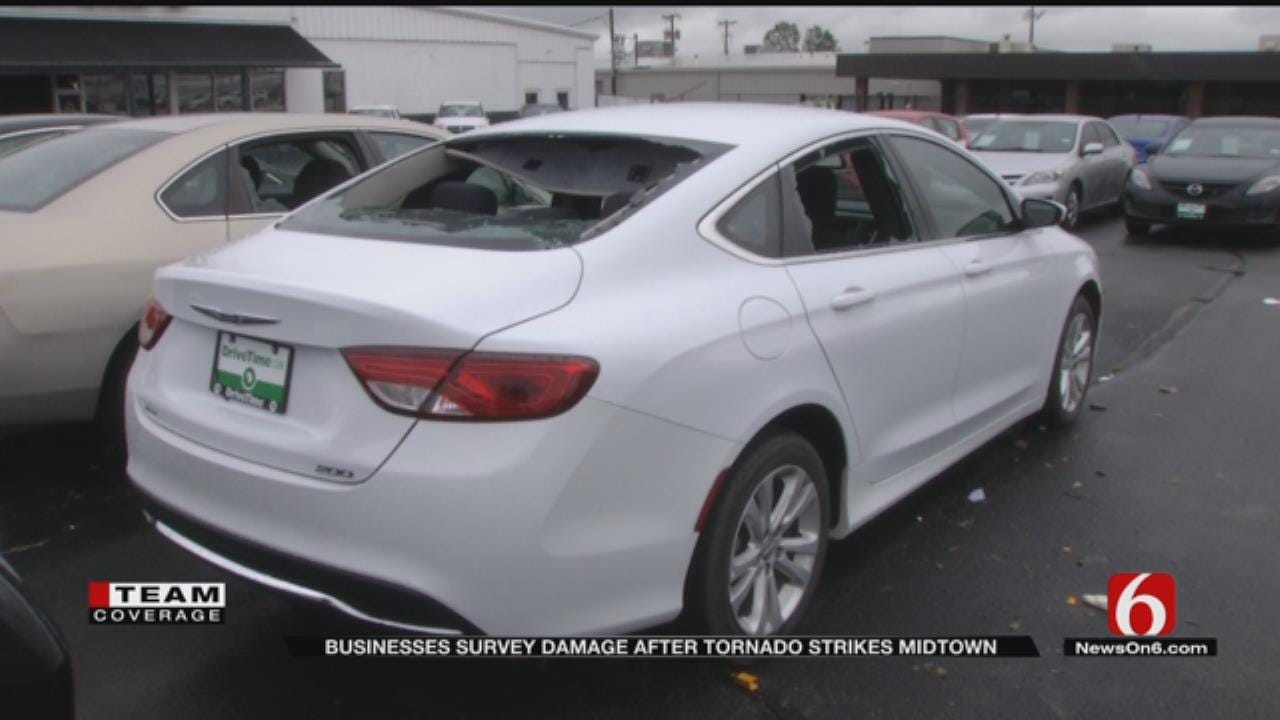 Tulsa Car Dealerships Stuck With Damage After Storms Rip Through City