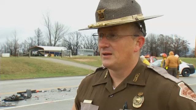 WEB EXTRA: OHP Trooper Joe Spears Talks About Fatal Creek County Crash