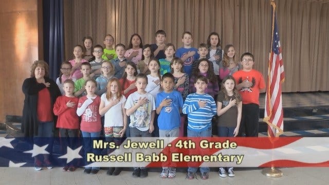 Mrs. Jewell’s 4th Grade Class at Russell Babb Elementary School