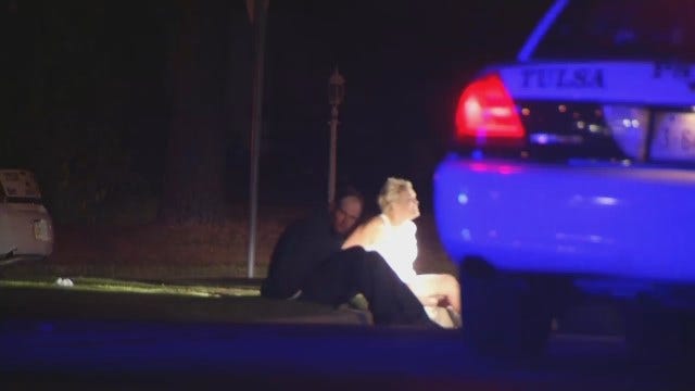 WEB EXTRA: Video From Scene Of Tulsa Burglary Arrests