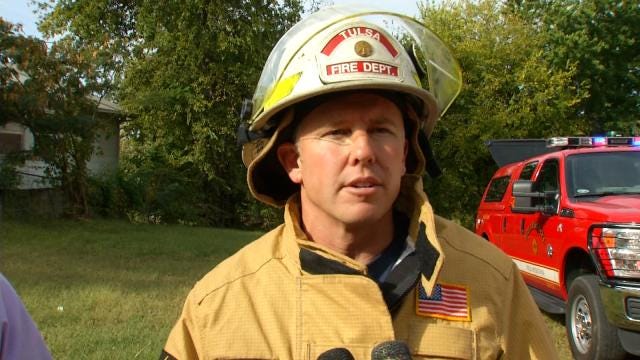 WEB EXTRA: Tulsa Fire District Chief Captain Jeremy Moore Talks About House Fire