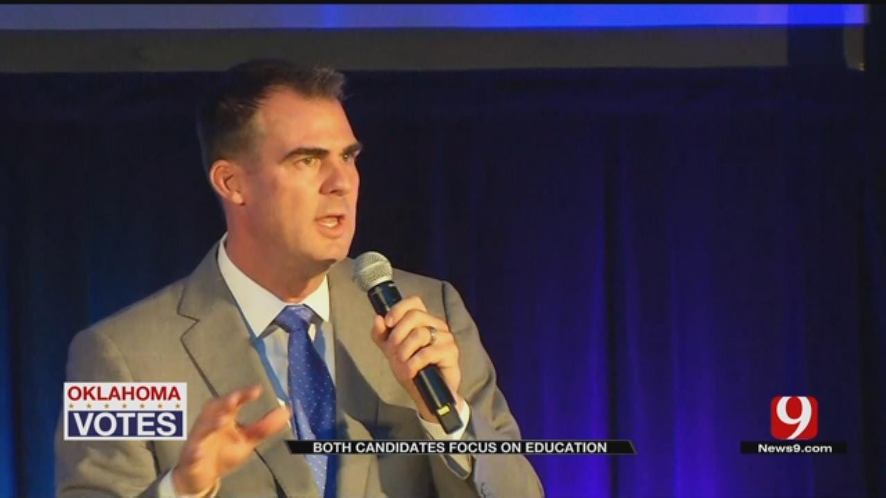 Kevin Stitt Speaks On His Education Plan At State School Board Forum