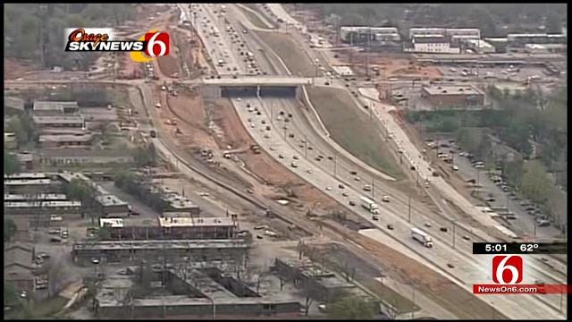 Ceremony Marks Impending Completion Of Tulsa's I-44 Widening Project