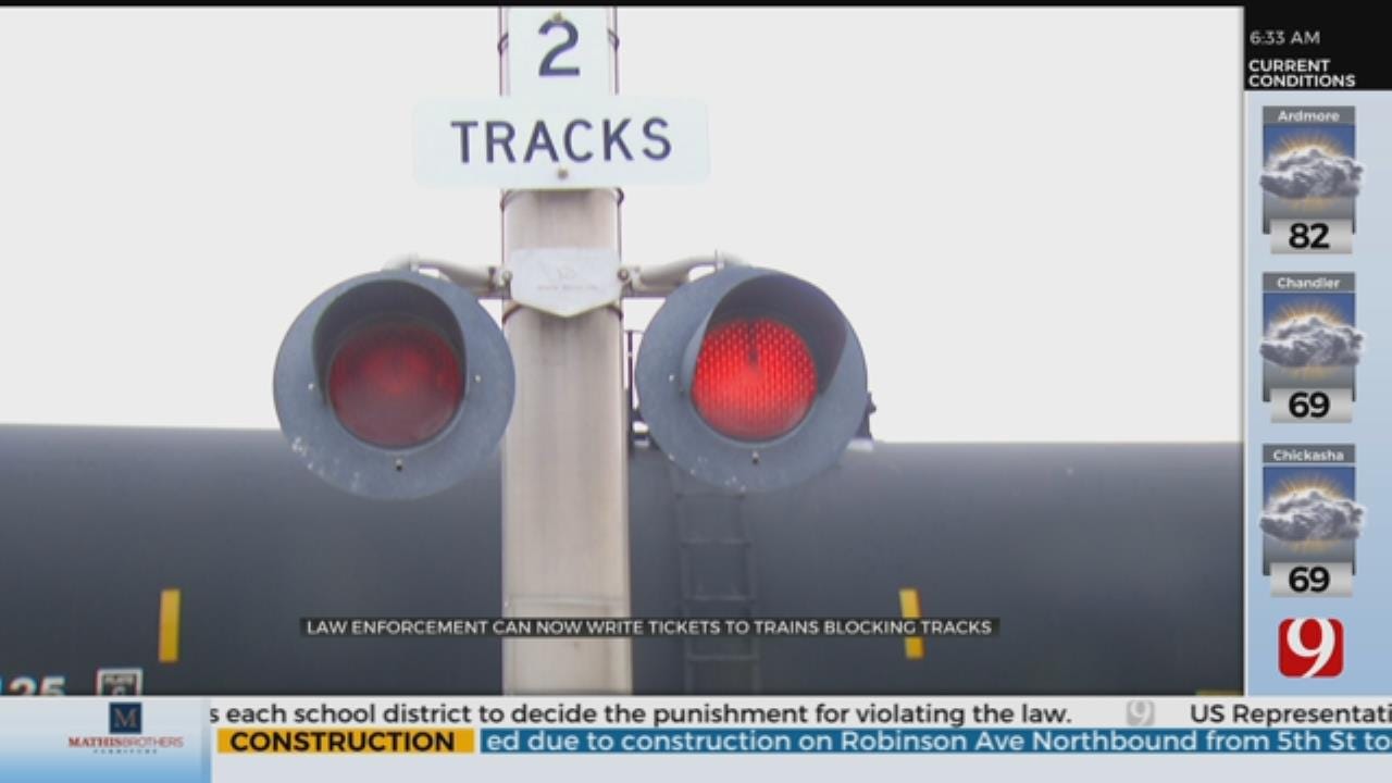 New Law Allows Law Enforcement To Write Tickets To Trains Blocking Tracks