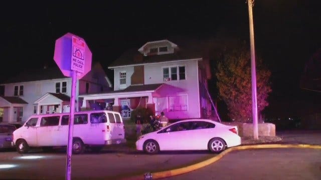 WEB EXTRA: Video From Scene Of Downtown Tulsa House Fire